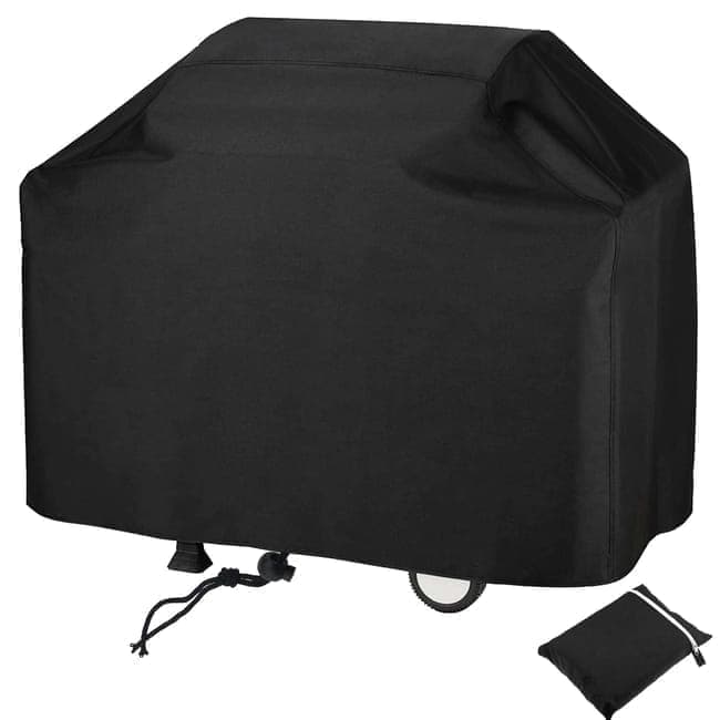 Waterproof Grill Cover 210D Oxford with UV Protection, 145x61x117 cm