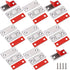 8-Pack Strong Magnetic Locks Stainless Steel Invisible Door Locks, Compatible with Doors Windows Cabinets Drawers, 2.36\