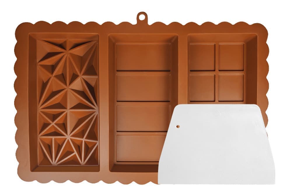 3-in-1 Chocolate Mold, Silicone BPA-Free, for Dubai