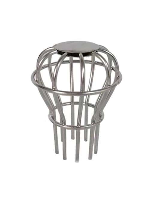 Leaf Stopper for Gutter, Ball-Shaped Drain Strainer for Roof with Large Flow Design, 68 x 92mm