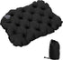 Inflatable Seat Cushion Stool, Waterproof Lightweight Portable for Outdoors and Offices, Black