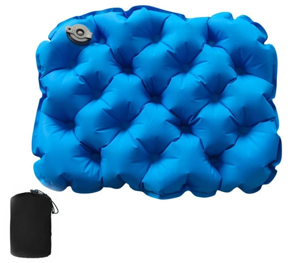 Inflatable Seat Cushion Stool, Portable Waterproof Lightweight for Outdoors and Offices, Blue