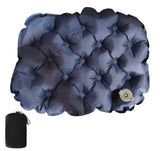 Inflatable Seat Cushion Stool, Waterproof Lightweight Portable for Outdoors and Offices, Dark Blue