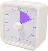 60 Minute Visual Timer for Kids Learning Classrooms and Meetings, Adjustable Volume with Magnet, Purple