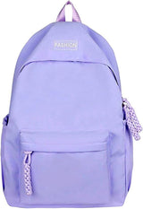 Waterproof School Backpack for Travel, Unisex Student Bag Purple