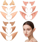 Halloween Elf Ears 9-Pack, One Size, Compatible with Costumes