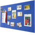 Self-adhesive photo board, decorative cork and wall panel bulletin board with acoustic panels for photos and messages, for home and office, 30x45cm, Dark blue