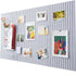 40x60cm Self-Adhesive Photo Board, Decorative Cork and Wall Panel Bulletin Board with Acoustic Panels for Photos and Messages, Gray, for Home and Office