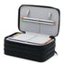 72 Holes Pen Case with Compartments, Large Capacity Organizer, Lightweight Durable, Compatible with School Office Supplies, Black