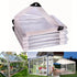 Waterproof Tarpaulin 1x5m, Transparent PE Film for Garden and Camping, Rainproof, 1x5m