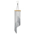 12 Pipe Metal Wind Chime, White, Decorative Loud Musical Outdoor Decor