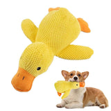 1 Calming Dog Toy Plush Duck with Squeak for Small Dogs, S
