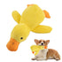 1 Calming Dog Toy Plush Duck with Squeak for Small Dogs, S