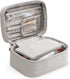 2-in-1 Makeup and Toiletry Bag with Handle, Gray