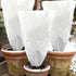 3-Pack Winter Plant Protection Frost Cover with Drawstring, Reusable Durable for Outdoor Plants Fruit Trees Potted Plants, 80x120cm, White