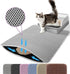 Gray Double EVA Cat Litter Mat, 45x60cm, Prevents Scattered Sand, Multiple Colors Available