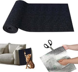 1 Pack Self-Adhesive Cat Scratching Board Wall Protector for Cats, DIY Corner Mat, 40cm x 200cm, Black