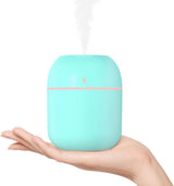 Portable Mini Humidifier 0.22L with USB, Automatic Shutoff, 2 Spray Modes for Bedroom Office and Car, Green