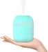 Portable Mini Humidifier 0.22L with USB, Automatic Shutoff, 2 Spray Modes for Bedroom Office and Car, Green