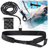 Adjustable Swim Training Belt for Adults and Children, 8-25 Feet, Compatible with Pools