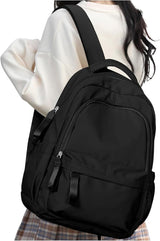 14-inch Waterproof Lightweight Laptop Backpack for School and University, Black