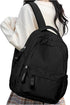 14-inch Waterproof Lightweight Laptop Backpack for School and University, Black
