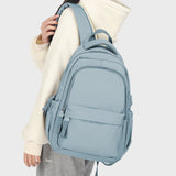 14-inch Waterproof Lightweight Laptop Backpack for School and University, Light Blue
