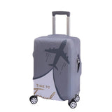 Elastic Suitcase Cover Travel Luggage Protective Cover Scratch Resistant, Gray, Fits Most Trolley Cases, L (25-28 inch)