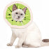 1 Adjustable Protective Collar for Cats and Dogs with Velcro, Compatible with Cats, Green, S