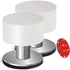 2-Pack Stainless Steel Self-Adhesive Door Stop, fits all doors