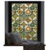2 Static Cling-Free Decorative Window Film with Stained Glass Effect, Self-Adhesive Frosted Privacy Protection Film, 45cm x 200cm