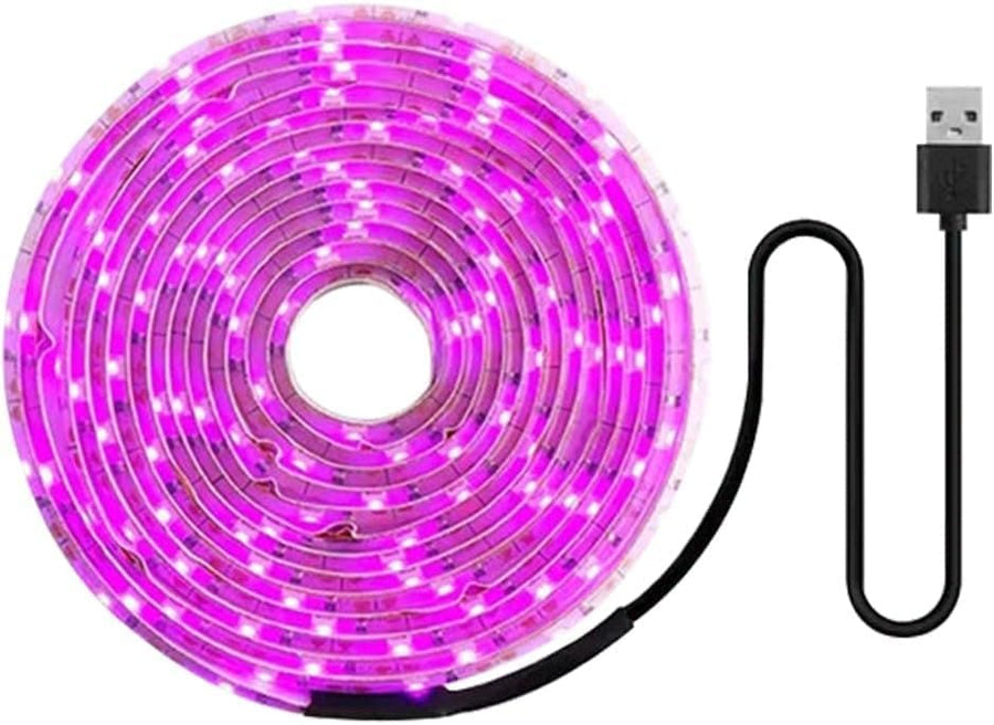 USB LED Grow Light Full Spectrum for Small Plants and Greenhouse, 2M, Compatible with USB