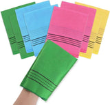 12 pcs Exfoliating Washcloth Scrub Glove Towel for Dead Skin Removal, one size