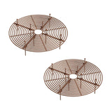 2-pack Waterproof Cuttable Pot Covers, Prevents Pets from Digging, Compatible with Indoor and Outdoor Gardens, Brown, M