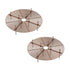 2-pack Waterproof Cuttable Pot Covers, Prevents Pets from Digging, Compatible with Indoor and Outdoor Gardens, Brown, M