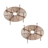 2-pack Brown Pot Covers, Waterproof and Cuttable, Prevents Pets from Digging, Compatible with Indoor and Outdoor Gardens, S