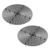 2-Pack Waterproof Cuttable Pot Covers for Indoor and Outdoor Gardens, Prevents Pets from Digging, Black, L