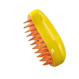 Pet Brush for Cats and Dogs, Yellow, Compatible with All Pets
