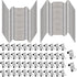 100 silver fixing clips for heating housing glass plate, 100-piece