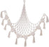 1 Pack Toy Storage Hammock and Organizer Net for Soft Toys, White