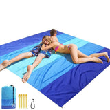 Waterproof Sand-Free Beach Blanket, 210x200 cm, Ultra-Light Portable for Beach Picnics and Camping