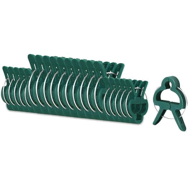 50-pack Plant Clamps for Trellis Support, 1.5 inch, 4.5cm x 6cm, Compatible with Plant Support Systems