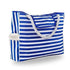 Large Waterproof Beach Bag for Women, Extra Large, Blue