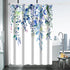 Waterproof Mold Resistant Shower Curtain Eucalyptus Blue Green, 180x180 cm
