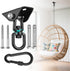 450kg Stainless Steel Swing Hooks with Screws for Hanging Chair Swing Yoga Towel, 360° Rotation