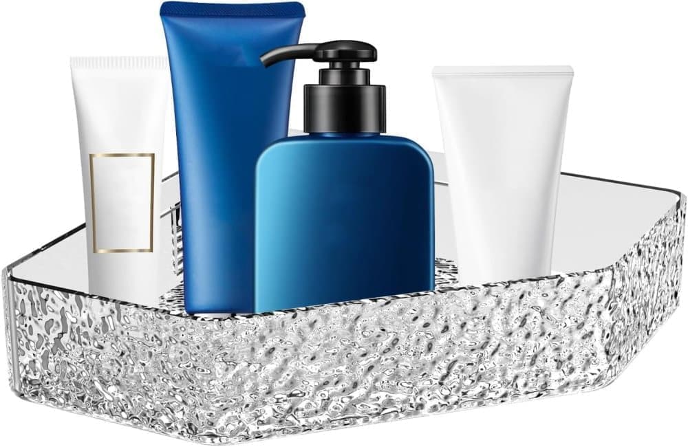 Hanging Shower Storage Shelf for Shampoo Soap and Bottles, No Drilling Bathroom Organizer