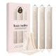Heat-Free Hair Curlers 4-piece, Gentle Flexible Curling Rollers with Hook, No Heat Hair Care, Wood
