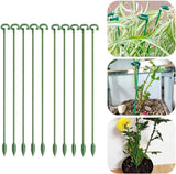 10-Pack Plant Support Flower Stakes for Potted Plants, 12 Inches