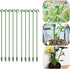 10-Pack Plant Support Flower Stakes for Potted Plants, 12 Inches