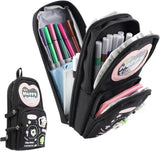 Large Capacity Multifunctional Pencil Case with Compartments for Students and Office, SZ5